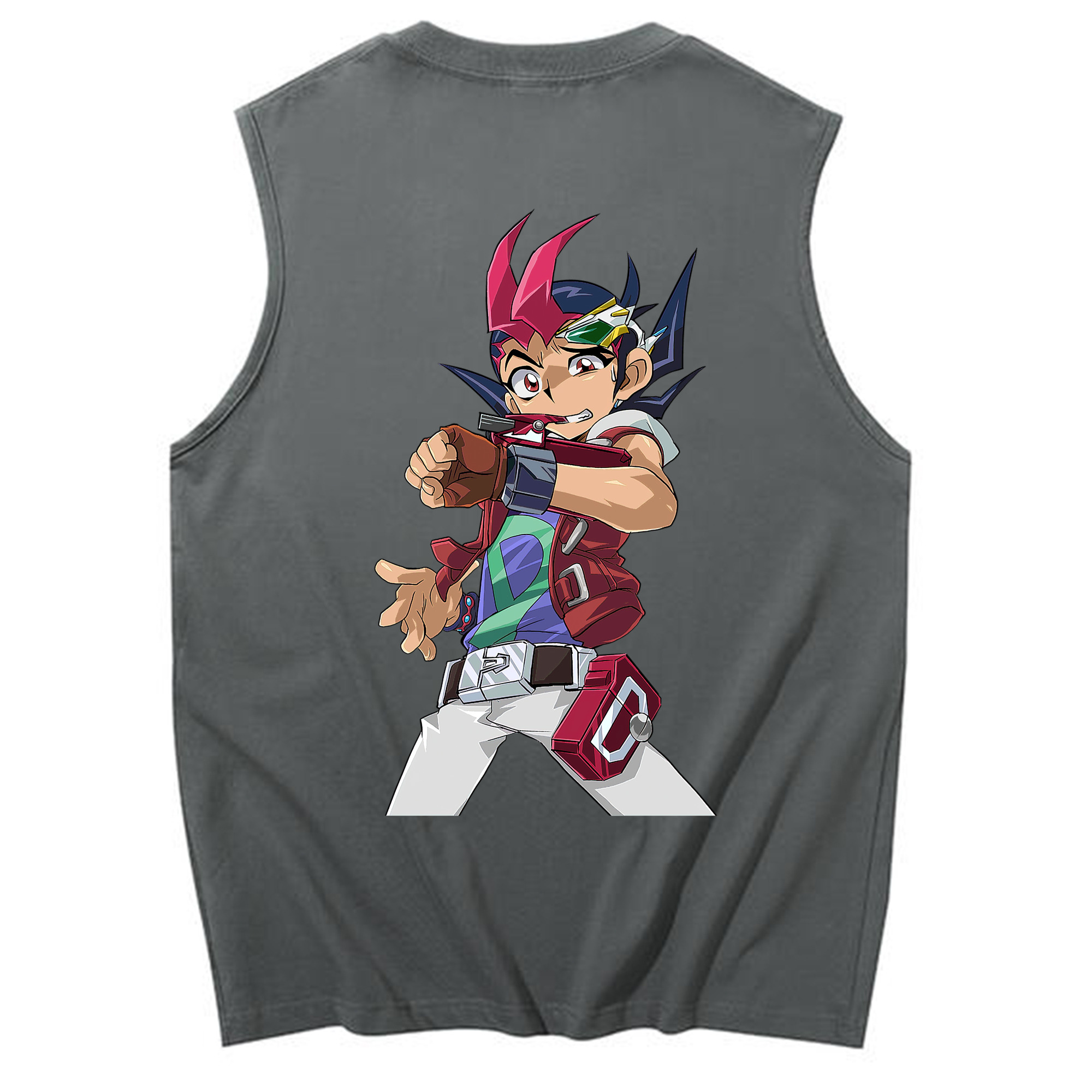 （画像用） 遊☆戯☆王 Yu-Gi-Oh! コットン100％タンクトップ（背面プリント）
